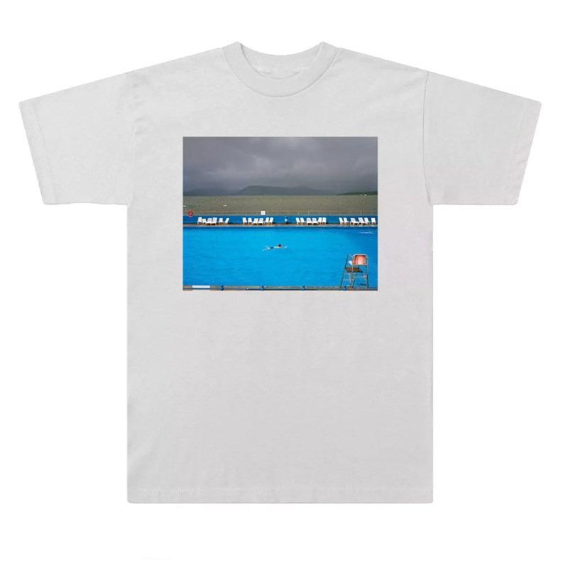 BLUR Bands British Rock Punk Music Cotton Loosefit Readytowear American Casual Printed Shortsleeved Tshirt