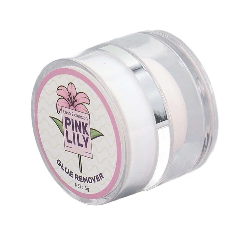 5g Wimpernentfernercreme Schnelle Falsche Wimpernentfernercreme für Wimpernverlängerungssalon Rosa