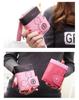 Trendy Women's Short Wallet: Cartoon Zipper Wristlet & Coin Purse