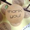 Custom Page Mark Autumn Stickers Thank You Diy X112