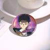 32/44/58mm Japanese Anime Mob Psycho 100 Badges On Backpack Accessories Lapel Pins Cartoon Brooches for Clothes Bag Decor Fans Gifts