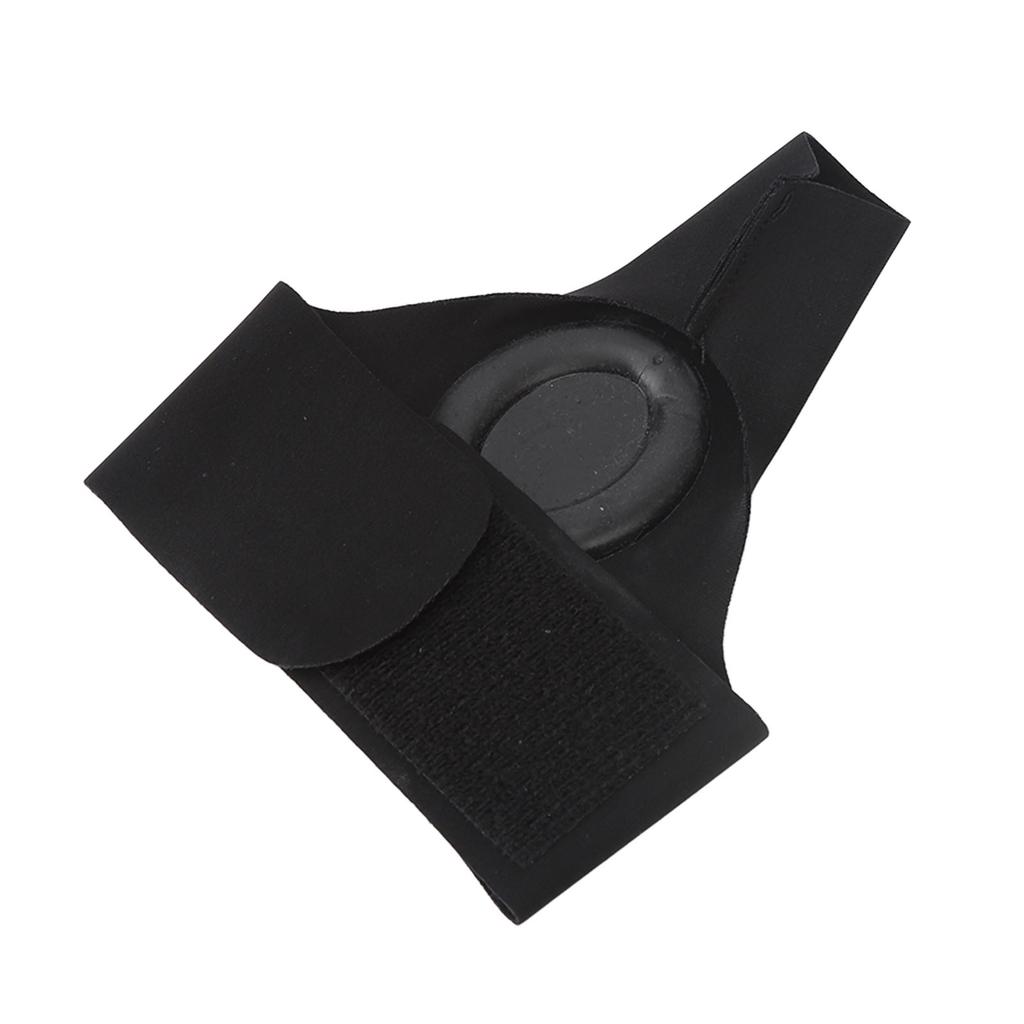 Bunion Sleeve Prevent Slip Shock Absorbing Adjustable Straightener Big Toe Separator Strap for Day Night Black Right