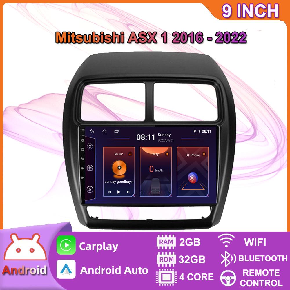 For Mitsubishi ASX 1 2010-2022 For C4 Peugeot 4008 Bilradio Multimedia Videospiller Navigasjon GPS Carplay Android 2din 2+32GB