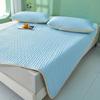 Quilted Cool Feeling Mattress Cover Anti-wrinkle Bedspread Simple Bed Sheet Cooling Pad  Bedroom