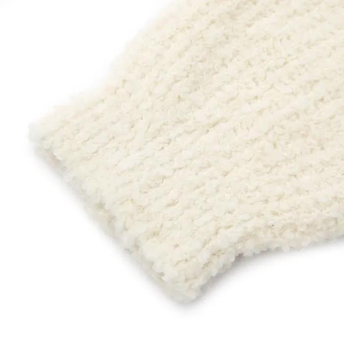 Mohair Boucle Thermal Winter Leg Covers Women's Leg Warmers LEG WARMER / MOHAIR BOUCLE / CREAM
