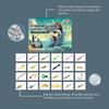 Seasonal Fishing Lure Advents Calendar Christmas Countdowns Fishing Tackle Box with 24 Assorted Baits for Celebration