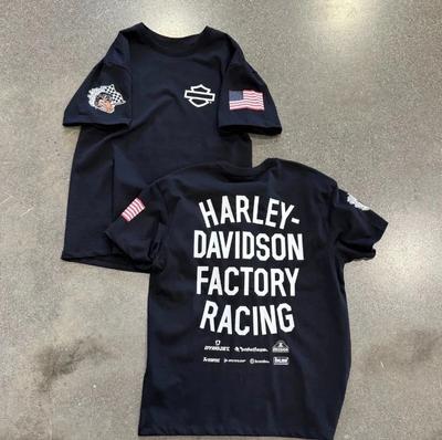 Tricou Harley Davidson Factory Racing Negru Unisex