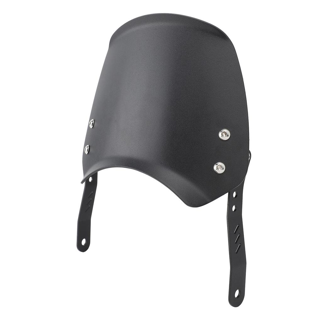 Motorcycle Aluminum Front Wind Deflector with Mount for 6.5in to 9.45in Round Headlights