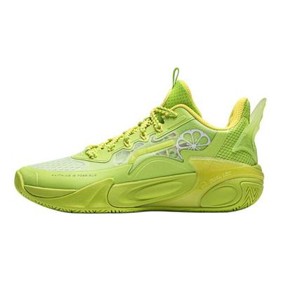 Li Ning Kids Wind Shadow 2.0 Comfortable Performance Basketball Shoes Kids Basketball Shoes Kiwi-Yellow Lime-Green YKBU072-25