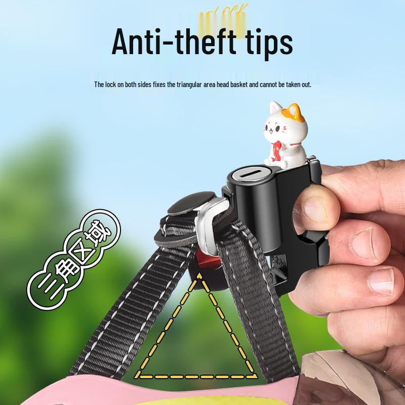 Universal Anti-theft Helmet Lock with Battery for Electric Bike and Motorcycle