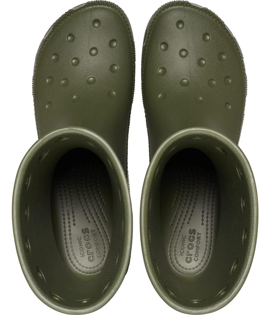 Crocs Unisex Classic Rain Army Size 26cm Boots, Green,