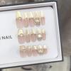 Pure Handmade Phototherapy Wear Armor, Romantic Full House Finished Product Reusable Nail Patches