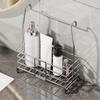 Wall Mounted Hanging Shower Basket No Drill Shower Storage Rack Toiletries Organizer  for Shower