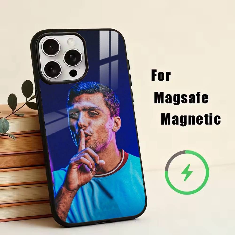 R-Rodrigo Handyhülle für iPhone 17, 16, 15, 14, 13, 12, 11 Plus, Pro Magnetisch mit Magsafe Kabelloses Laden