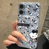 Watering Flowers KT Cat Phone Case - Fits Apple 16/17/Pro Max & 12/13/14/15, Transparent & Trendy