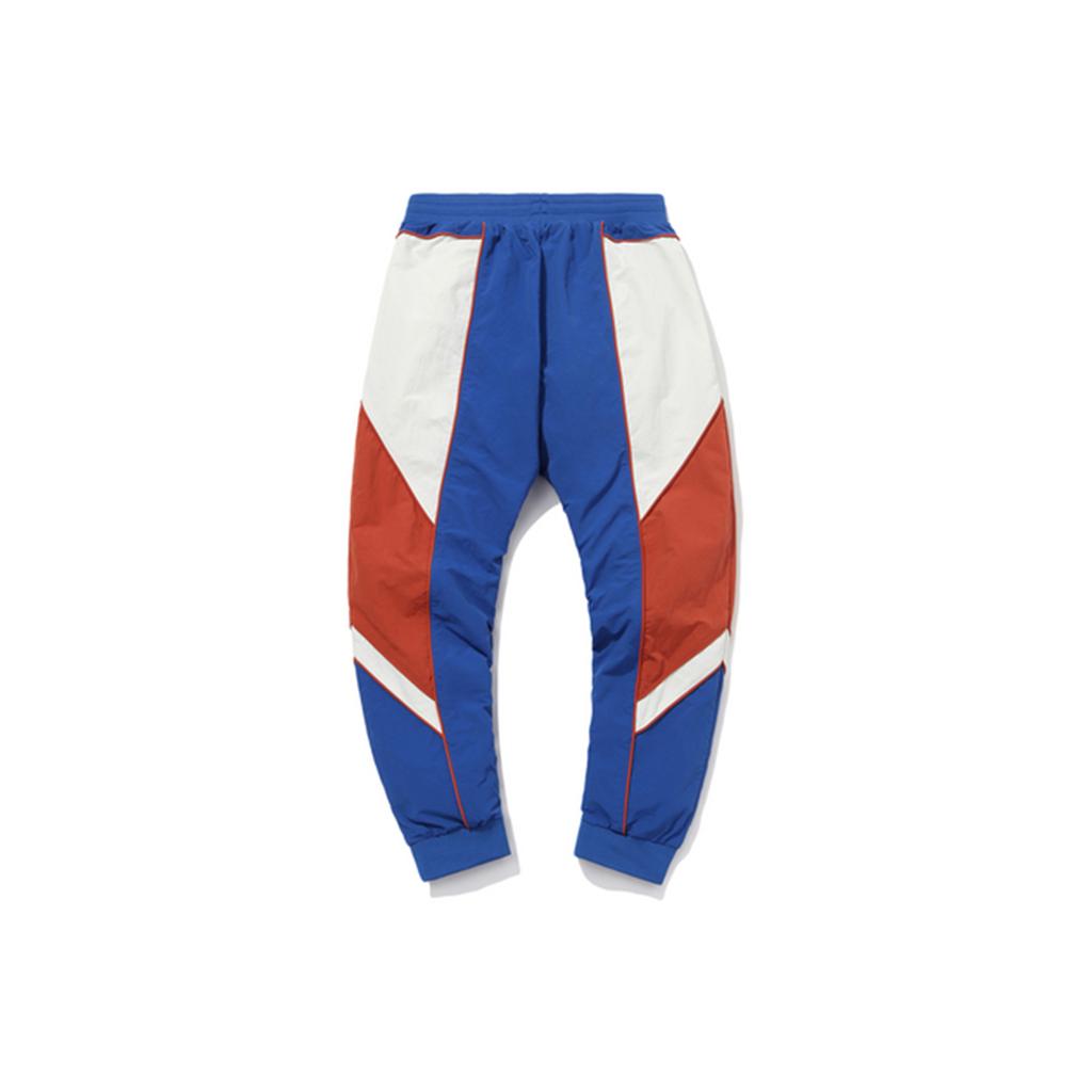 Li Ning CF Series Color Block Stricksporthose Herren Unterteile Sturmblau AYKQ807-2