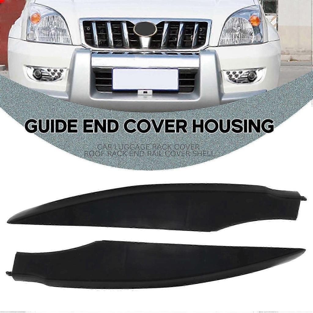 4Pcs Car Roof Rack Cover Rail End Shell for Prado FJ150 10-19