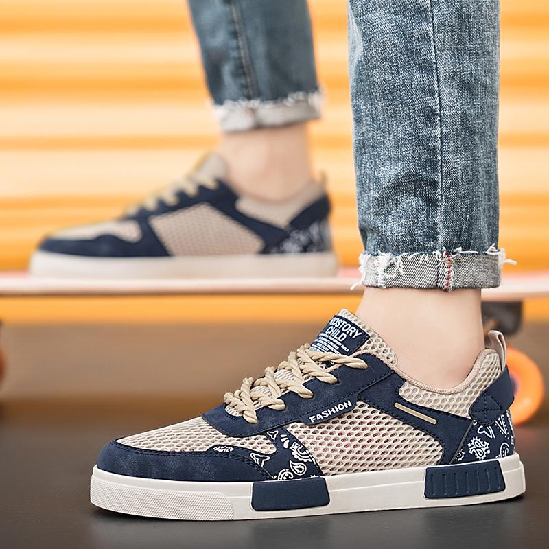 Men’s Sports Shoes Comfort Casual Skate Board Shoes Plus Size Jogging Sneakers Shoes for Students Over Sized