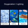 Aquariumlampe Bunt Sauerstoffanreichernd Blasenlicht Wasserdicht LED Dekorlampe für Aquarium