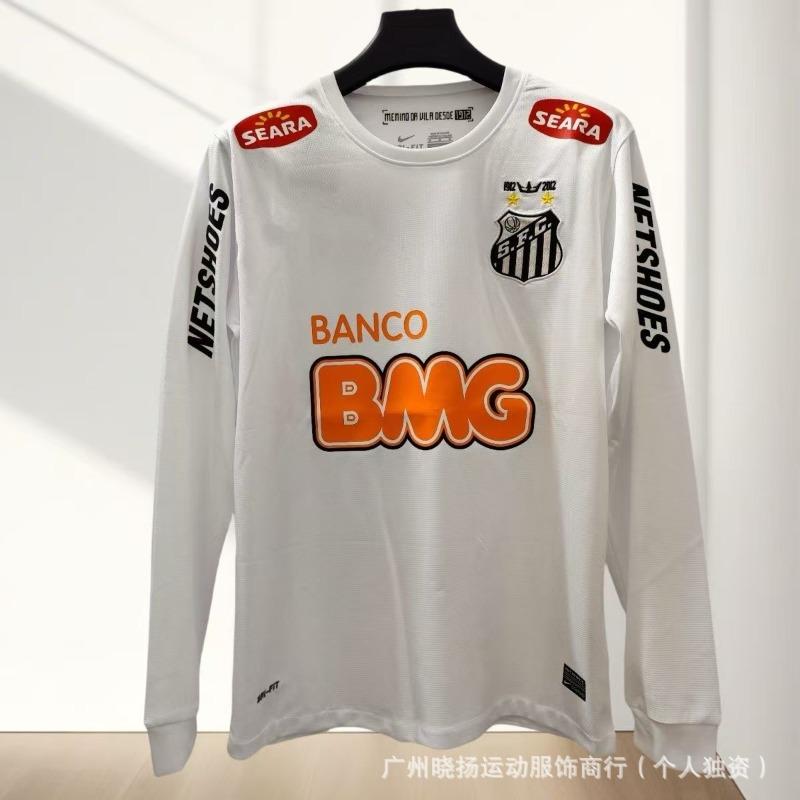 Source Direct Supply Retro Long-sleeved Jersey Real Madrid Barcelona Manchester United Juventus Liverpool Embroidery Sports Ball