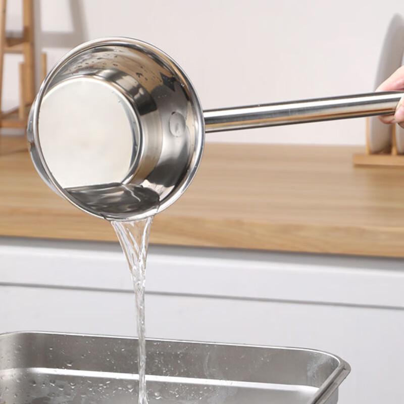 Thickened Stainless Steel Long-Handle Ladle