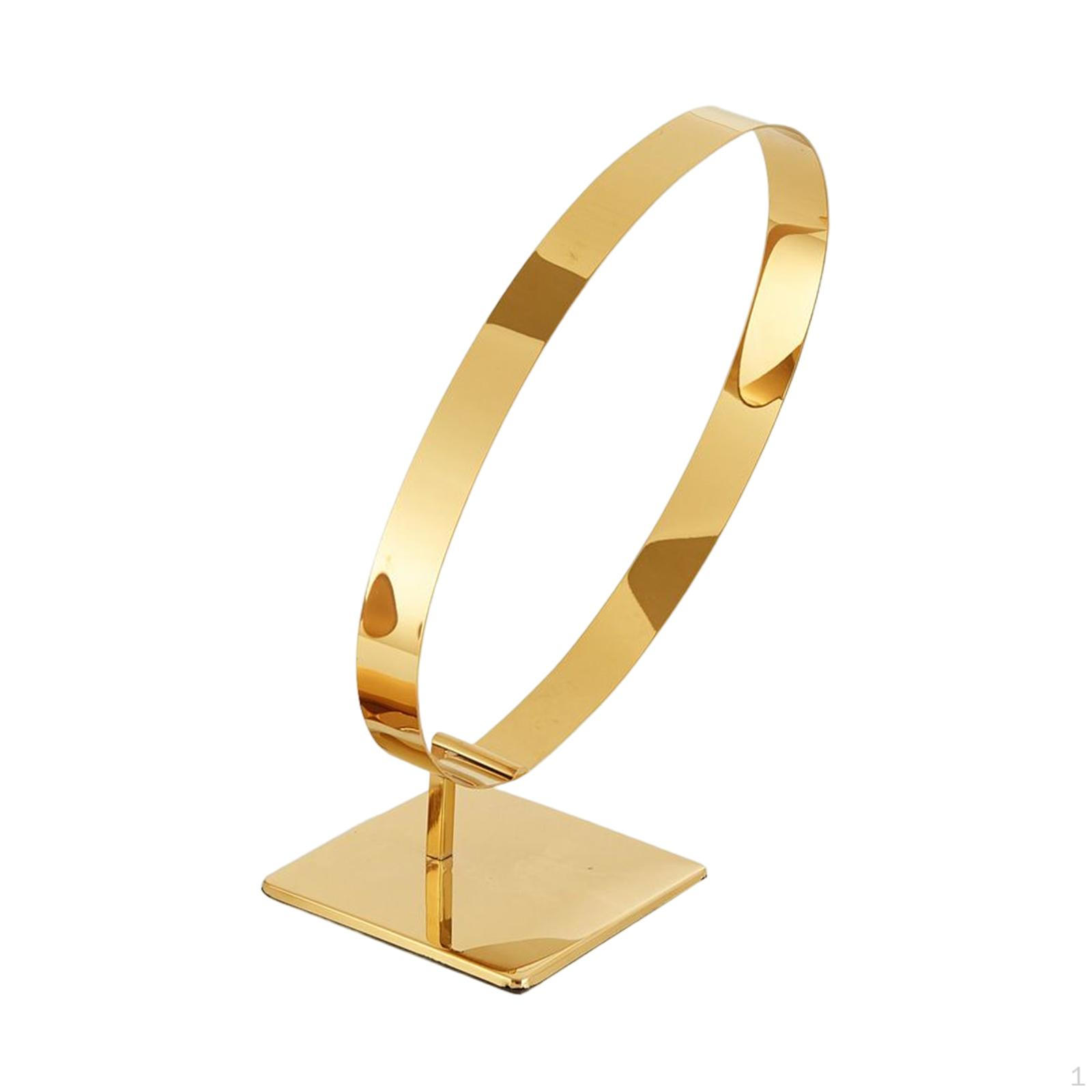 Belt Display Stands Holder Tabletop Artworks Shelves Rack for Titanium color