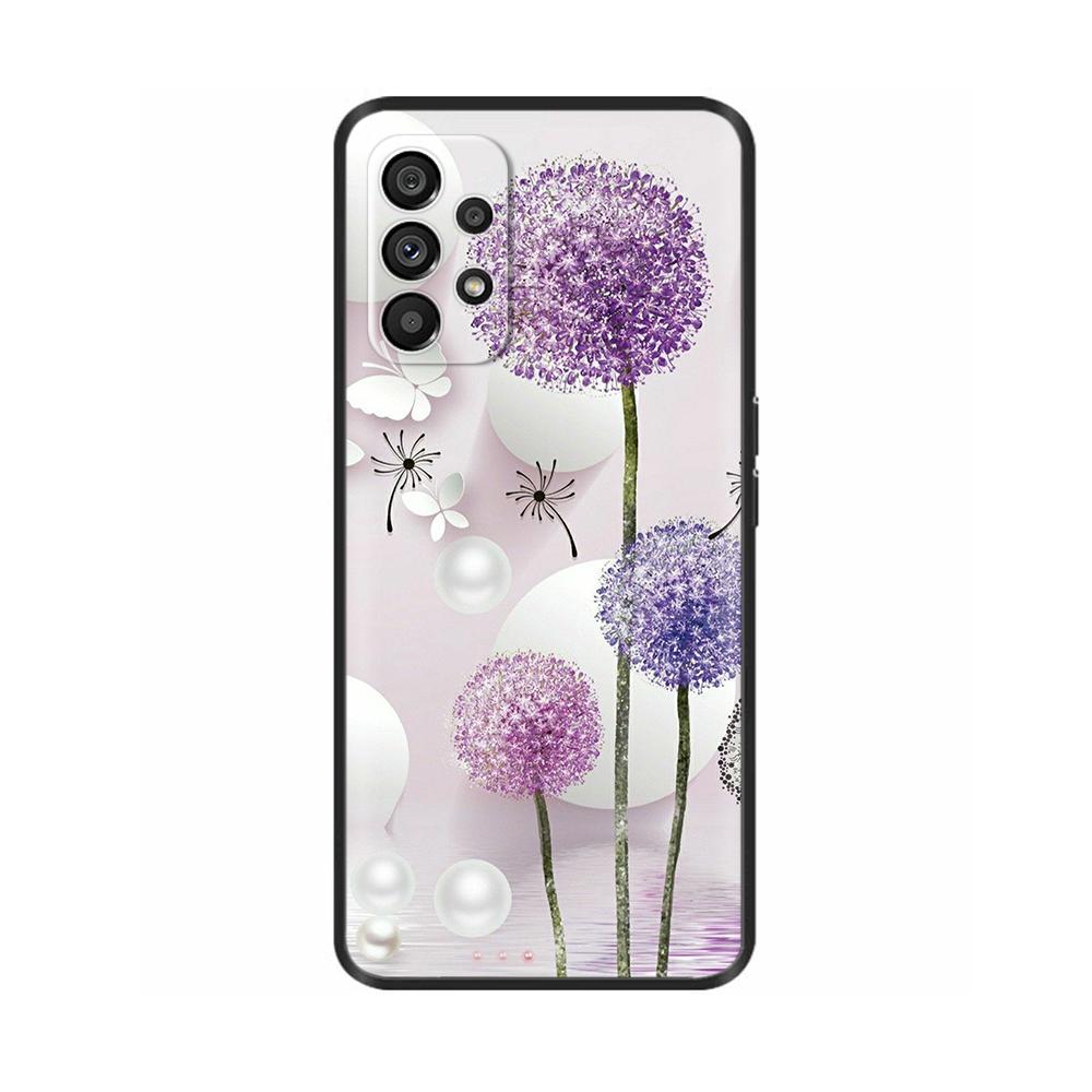 For Samsung A53 Case Cute Panda Flower TPU Soft Silicone Case For Samsung Galaxy A53 5G Cover A 53 SM-A536B Phone Cases Fundas