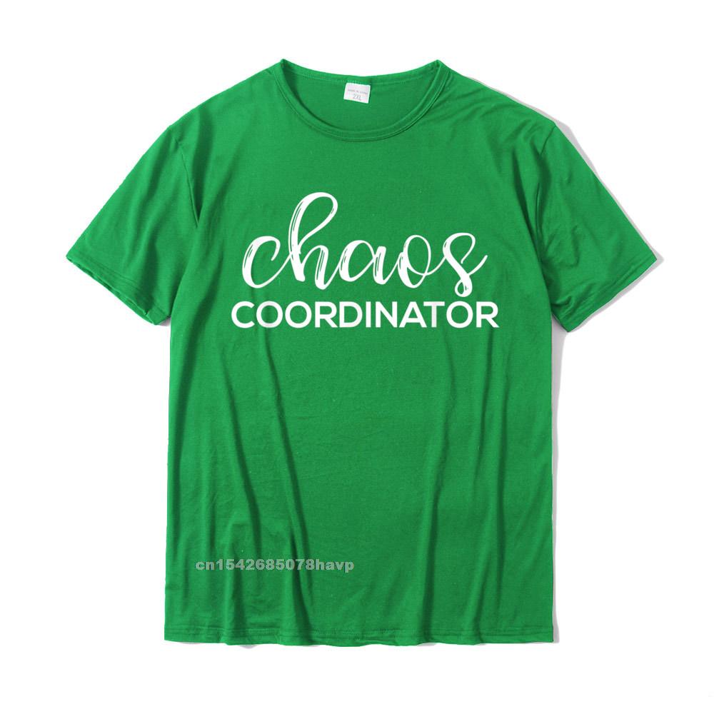 Chaos Coordinator Funny Printed Graphic Mom Babysitter Nanny TShirt Funny Unisexs Tops Shirts Top TShirts Cotton Printed On