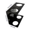 Double Vertical Barbell Holder Wall Mounted Barbell Storage Rack Wall Mounted Hangings Bar Rack Easy to Install