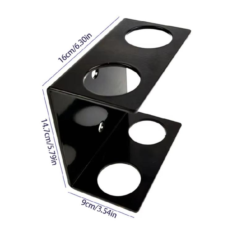 Double Vertical Barbell Holder Wall Mounted Barbell Storage Rack Wall Mounted Hangings Bar Rack Easy to Install