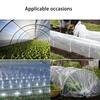 Garden Poly Tunnel Greenhouse Foldable Plants Metal Frame Protector Corrosion Resistant Roof Panels Foil Hothouse Land Cover New