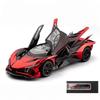 1/24 Apollo Project EVO Electroplated Sports Car Alloy Model Diecast Metal Racing Car Vehicles Home Trendy Toy Decorations Gifts
