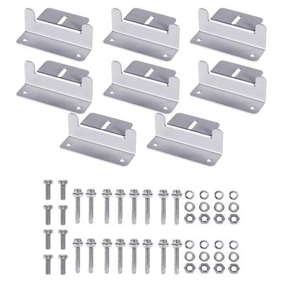 Solar Mounting Set Includes Aluminum Brackets and Stainless Screws for Quickly Assembly On Various Locations