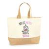 Tote Bag - PLANETEE - Nadège Bas Les Pattes Unicorn - Jute - Printed In France - Sturdy Handles