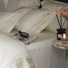 4Pcs Luxury Embroidery 1000TC Lyocell Eucalyptus Fiber Soft Silky Bedding Set Duvet Cover Set Bed Sheet/Fitted Sheet Pillowcases