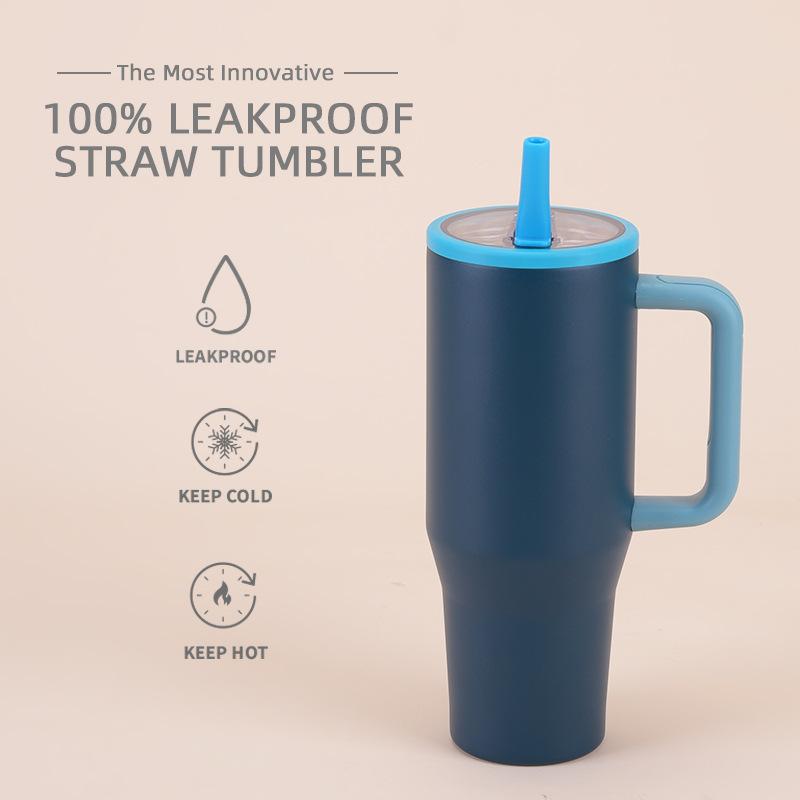 40 Oz Vacuum Flask Cup Thermos water Bottle Thermal Mug Large Capacity Stainless Steel Cold and Hot Tumbler Travel Car coffee