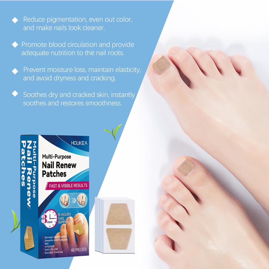 Houkea Nährende Nagel-Reparatur-Patches Für Weiche Glatte Hydratisierte Nagelpflege 60 Stück