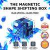 SHASHIBO Shape Shift Box patentierter Fidget Cube mit 36 Magneten Verwandelt sich in über 100 Formen - Preisgekrönt, Seltenerd- - (Blauer Kristall)
