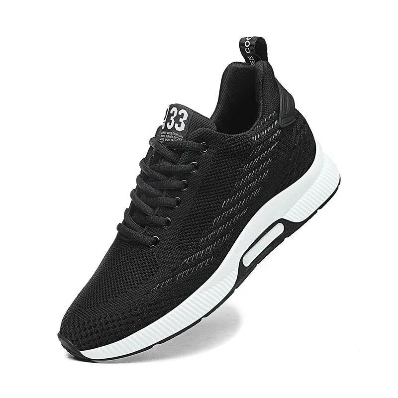 Mens Sneakers Fashion Comfortable Running Shoes Outdoor Classic Casual Shoes Men Mesh Sport Shoes Wear-Resistant Waling Sneakers