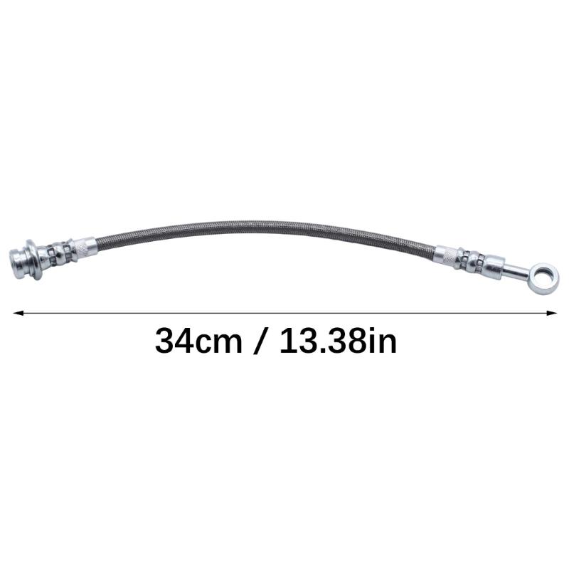 Direct Fit Braided Brake Line Stainless Steel Construction H1717SSPAIR For Braking Response And Longevity