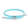 Bracciale in Acciaio a Forma di H: Acciaio Inossidabile Regolabile, Oro 3D, Impermeabile, Resistente al Sudore, Design a Corda