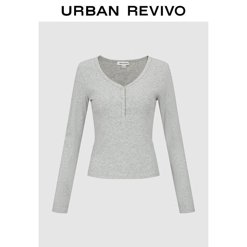 Women s Textured V-Neck Short Sleeve T-Shirt L