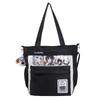 College Contrast Color Stitching Shoulder Bag Women's Lightweight Crossbody Bag Student Class Bag