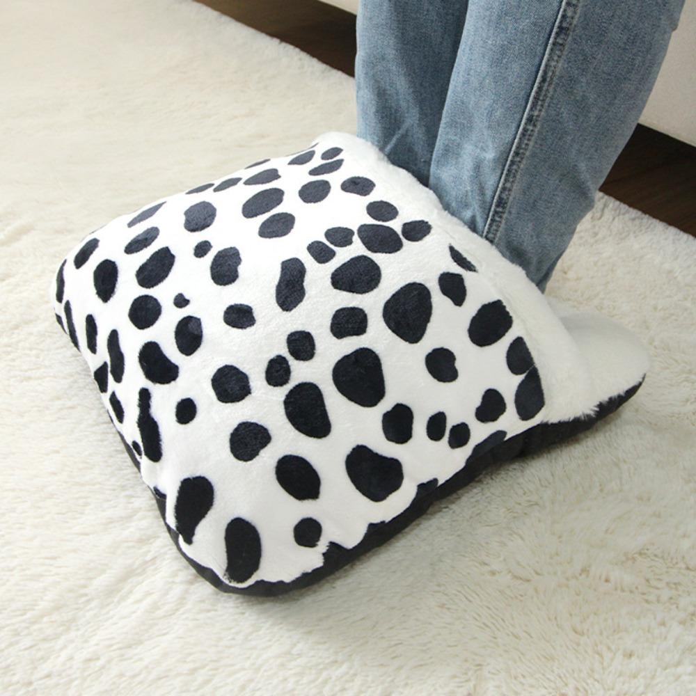 Creative Soft Foot Warming Mat Insulation Comfortable Warm Feet Shoes Not Charging Double Feet Foot Warmer Home Office