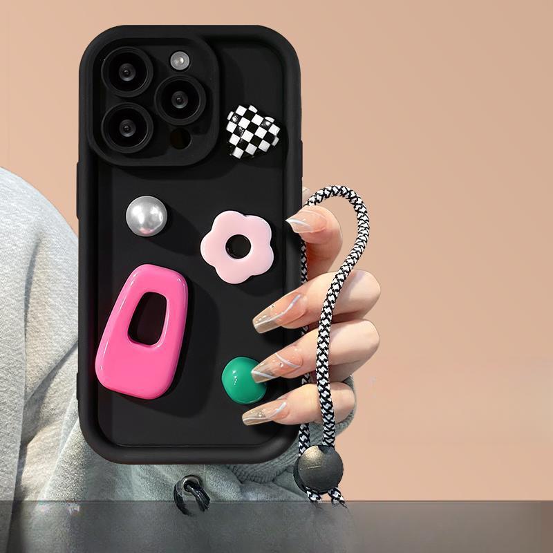 Applicable To Apple 14promax Mobile Phone Case IPhone 15/13 Frosted Silicone 12 Dopamine Hairpin Doll