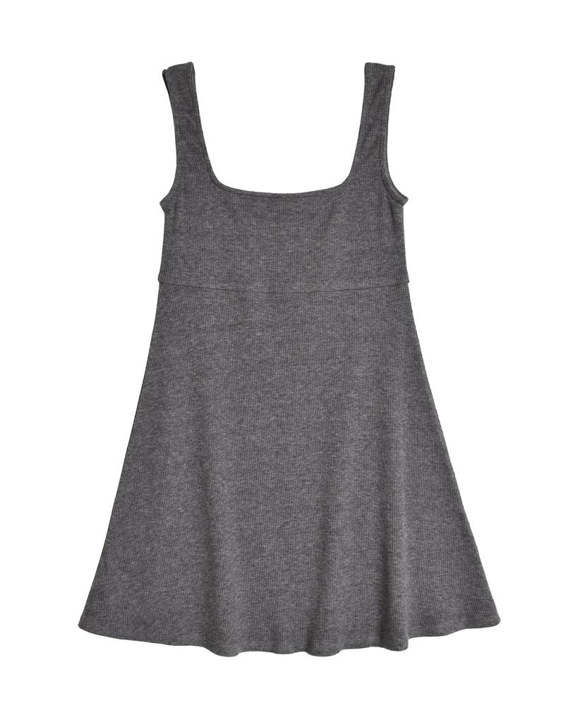 Hety Ellen Babydoll Dress (Gray)