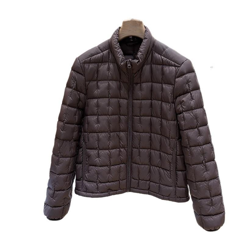 Down light and thin down jacket women's short stand-up collar new warm jacket slim and thin fashion puff jacket