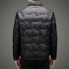 Light and Thin Down Jacket for Middle-aged Men, Casual Short Duck Down Winter New Style Men's Warm Stand-up Collar Fashionable Down Jacket