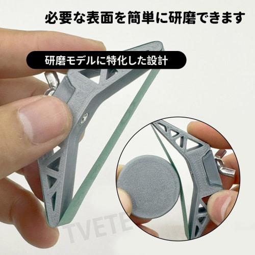 TVETE Curved Hand Sander, Hand Sander with File Holder, Mini Sandpaper Holder, Small Model Surface Polishing Tool, Polishing and Sanding Clip, Adjusta