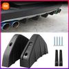 2PCS Universal Black Rear Bumper Diffuser - Car Spoiler & Protector for SUVs, Sedans & All Vehicle Types (Easy Installation)